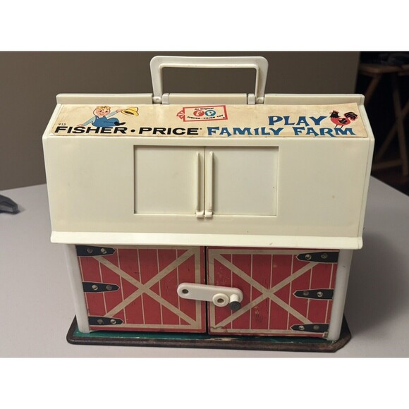 Fisher-Price Toy Play Family Farm Red Barn Little People Vintage 1967 - Picture 15 of 15